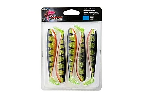 Fox Zander Pro Shads Ultra UV 7,5cm 5Stück Perch von Fox
