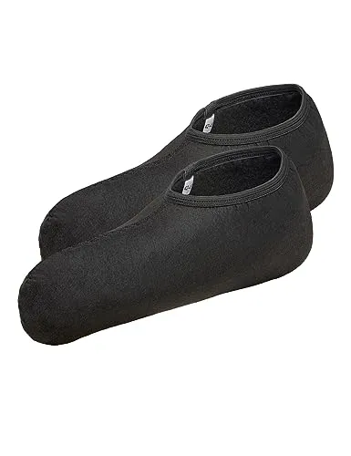 Ladeheid Stiefelsocken Innenschuh Wärmende Socken für Regenstiefel LA40-250 (Schwarz, 38/39 EU)