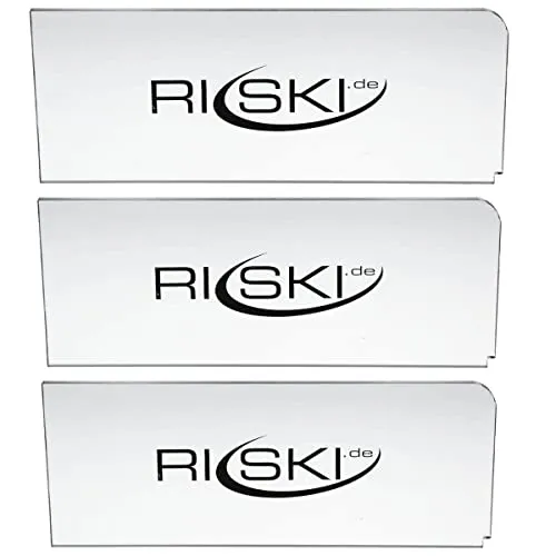 RiSki Ski Abziehklinge - Plexiklinge 4 mm Set (3 Stück)