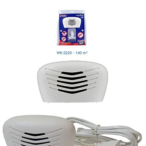 Weitech Garantie WK0220 Ongedierteverjager - Nagetierbekämpfung - Effektive, umweltfreundliche Ultraschall-Technologie zur Vertreibung von Insekten und Nagetieren ohne schädliche Chemikalien.