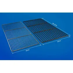Grillrostprofi alles für den Grill Grillrost Edelstahl-/Gusskombinationen für Weber Spirit E210 ab 2013, E310 und 30 cm x 44,4 cm x 0,9 cm