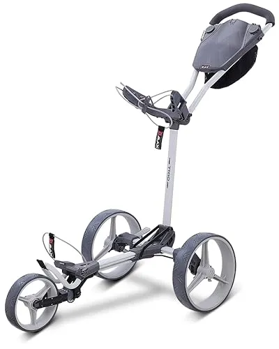 Ekomi Big Max Blade Trio Trolley GC00606201E74-N - Golftrolley mit patentierter FlatFold-Technologie, der flachste 3-Rad-Trolley der Welt für maximale Mobilität und Stabilität.