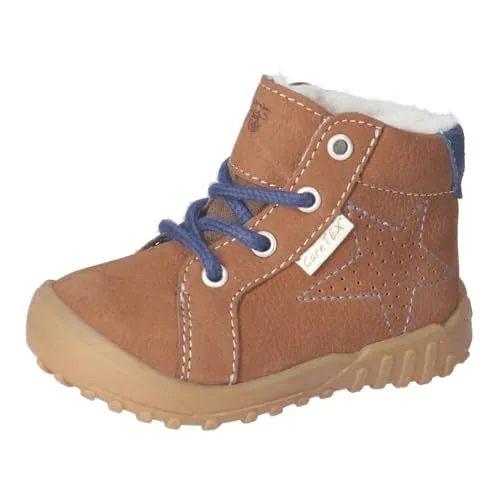 Pepino by Ricosta Kid's Denny Winterschuhe 27 - Wasserdicht und bequem - Wanderschuhe für Lauflerner in Braun, Größe 27 - Wide; ideal für Freizeitaktivitäten und schützt die Füße bei winterlichem Wetter.
