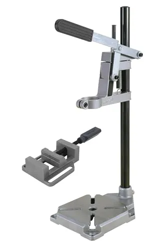 wolfcraft Bohrständer mit Schraubstock
