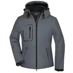Ladies' Winter Softshell Jacket Modische Winter Softshelljacke grau, Gr. XL