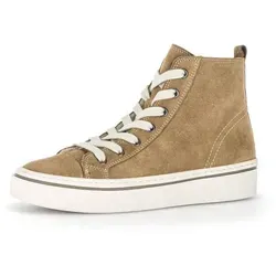 Gabor Sneaker High Fashion Damen 31363939383038 Braun 38 EU - Wanderschuhe mit Warmfutter und Wechselfußbett für höchsten Komfort. Sportliches Design und praktische Schnürung mit Reißverschluss machen diesen Sneaker zum idealen Begleiter für jeden Tag.