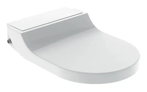 Geberit AquaClean Tuma Comfort WC-Aufsatz 146.270.11.1 - WC-Sitz mit schnell aufheizender Heizung und Benutzererkennung, für mehr Komfort und Hygiene im Badezimmer.