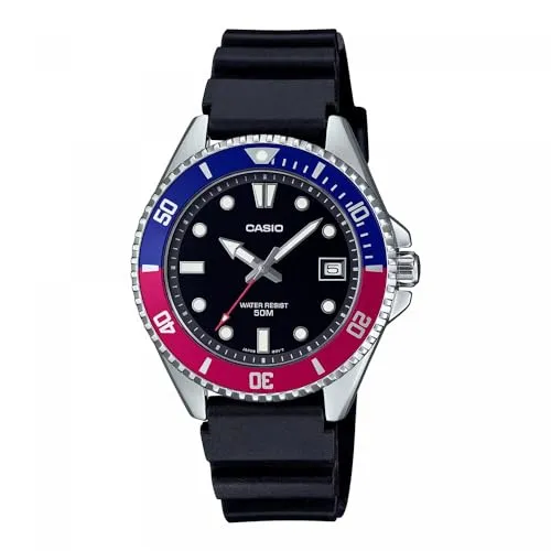 Casio Herrenarmbanduhr MDV-10-1A2VEF - Armbanduhr für Herren mit robustem Gehäuse und wasserdicht bis 200m, ideal für Sport und Alltag.