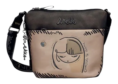 Anekke Umhängetasche Crossbody Bag - Stylische Umhängetasche im Metallic-Look mit geräumigem Hauptfach und zahlreichen Fächern für Ordnung. Der verstellbare Schulterriemen sorgt für hohen Tragekomfort. Ein unverzichtbares Accessoire für jeden Tag!