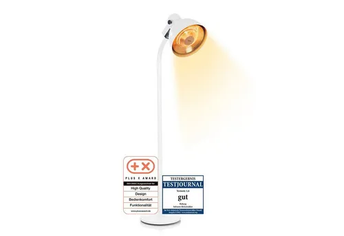 Hoberg Infrarot Heizstrahler mit Standfuß in weiß von Hoberg