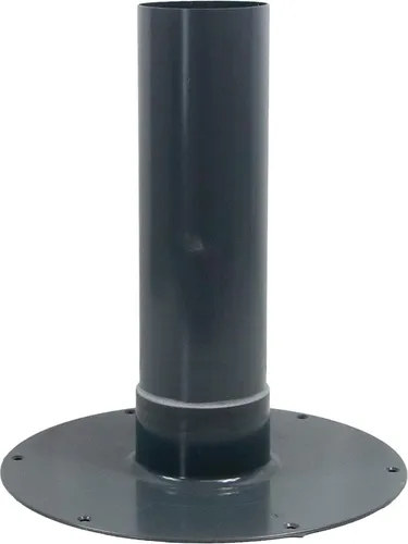 Flachdach-Unterteil mit Flansch aus Hart PVC DN 70