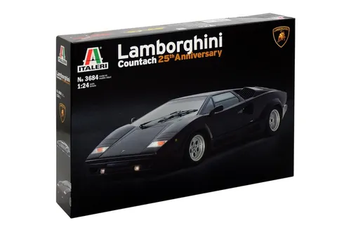 1:24 ITALERI Lamborghini Countach 25Th Anniversary 1989 Kit IT3684 Modellbau