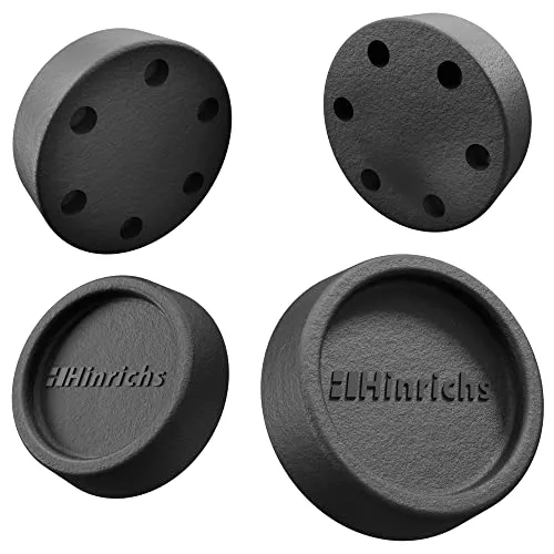 Hinrichs 4er Set Schwingungsdämpfer rund schwarz von Hinrichs