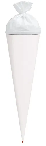ROTH Bastelschultüte mit Verschluss 700 mm weiß