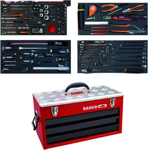 Bahco Werkzeugsatz Luftfahrt - 129-tlg.