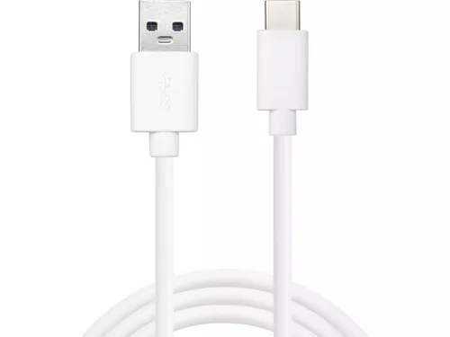 USB Ladekabel Typ C - 2 m - weiss - Quick Charge SuperVOOC - Xiaomi Samsung Oppo