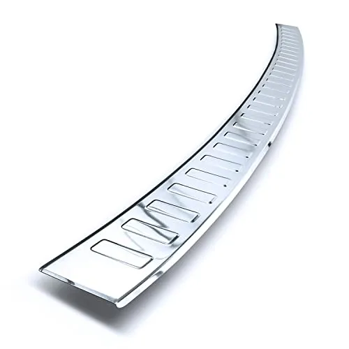 teileplus24 AL123 Ladekantenschutz Aluminium für Skoda Superb 3 Kombi 2015-2018 - Hochwertiger Stoßstangenschutz aus 0,7 mm Aluminium, präzise Passform und einfache Montage für optimalen Schutz und edle Optik.