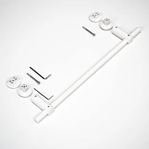 Handtuchstange für Design-Badheizkörper - 460 mm, Weiß oder Chrom-Optik - Handtuchhalter für Badheizkörper, wahlweise in Hochglanz Weiß oder Chrom-Optik; einfache Montage und ideal für Hand- oder Badetücher mit 33 cm nutzbarer Länge.
