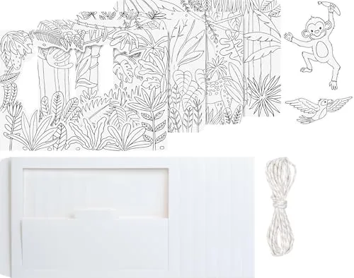 Produktbild Heyda Bastel-Set Karton-Theater „Jungle“ | 180×130×55 mm