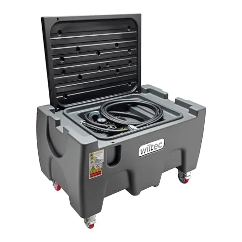 Wiltec mobile Tankanlage 150 l mit 12 V Pumpe