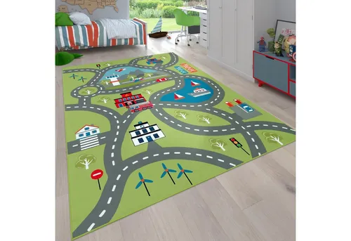 Paco Home Kinder-Teppich mit Straßen-Motiv von Paco Home