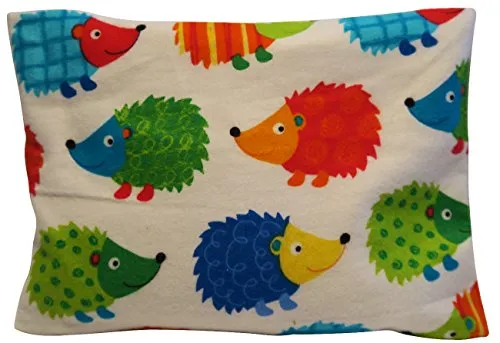 Körnerkissen Wärmekissen 20x16 cm mit Kissenhülle (Traubenkerne, Igel bunt)