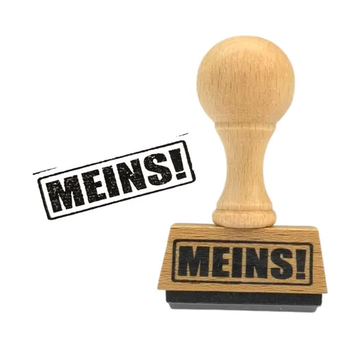 Produktbild Meins! Holzstempel