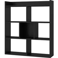 Costway Bücherregal mit 7 Fächern – Standregal Schwarz 80 x 20 x 90 cm - Das Costway Bücherregal bietet 7 Fächer und eine großzügige Ablagefläche. Hergestellt aus strapazierfähigen Materialien, sorgt es für Stabilität und ist ideal zur Aufbewahrung von Büchern und Deko. Perfekt für jeden Raum!