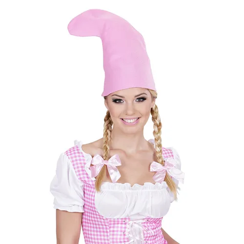 Rosa Zwergenmütze Zipfelmütze pink Wichtelmütze JGA Schlumpfmütze Zwergenhut