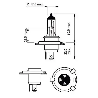 Philips Glühlampe, Fernscheinwerfer VisionPlus 12342VPC2