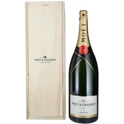 Moët & Chandon Champagne IMPÉRIAL Brut 12,5% Vol. 3l in Holzkiste