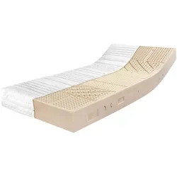 RAVENSBERGER Latexmatratze Ergo-NATURA H3 80x200 cm - 7-Zonen Natur-Latexmatratze mit optimaler Körperanpassung und Druckentlastung, abnehmbarer Bezug für besten Schlafkomfort und ideale Belüftung.