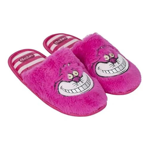 CERDÁ LIFE'S LITTLE MOMENTS - Offene Hausschuhe von Alice im Wunderland - Rosa - Größe 40/41 - Pantoffeln - Polyester mit TPR-Sohle - Originalware