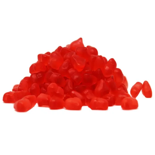 Fruchtgummi Kirschherzen kleine fruchtige rote Kirsch Herzen 175g