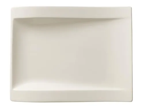 Villeroy Boch NewWave Frühstücksteller 26 x 20 cm in weiß von Villeroy & Boch