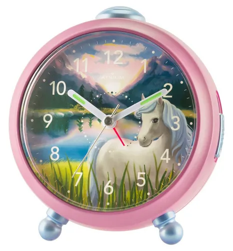 Atrium Kinderwecker Atrium Kinderwecker Quarzwerk Analog weiß Einhorn Ø 10,5cm A932-0