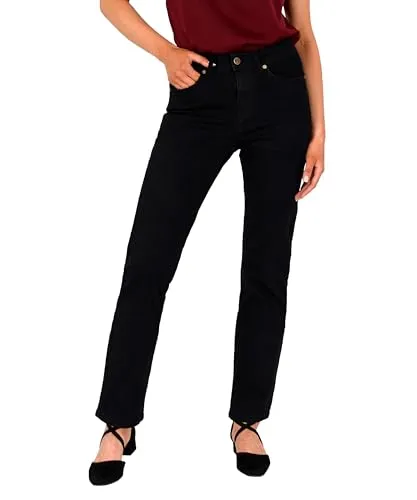 ESRA Damen Jeans Schwarz Straight Fit G200 - Entdecken Sie die ESRA Damen Jeans in Schwarz! Diese Straight Fit Jeans bietet hohen Tragekomfort und ist in verschiedenen Größen erhältlich. Ideal für jeden Anlass und aus umweltfreundlicher Produktion.