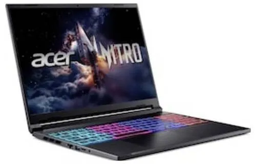 Acer Gaming Notebook Nitro V 40.6cm (16 Zoll) WQXGA AMD Ryzen 7 260 16GB RAM 1000GB SSD Deutsch, QWERTZ GeForce RTX 5060 8GB