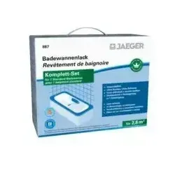 Jaeger Badewannenlack und Fliesenlack Set 897 reinweiss von J