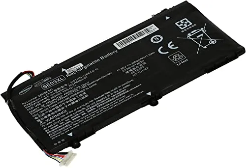 Powery Akku kompatibel mit HP Typ SE03XL - Batterien & Akkus, hochwertiger Li-Ion Akku mit 3500mAh für längere Lebensdauer und Sicherheit gegen Überladung und Kurzschluss.