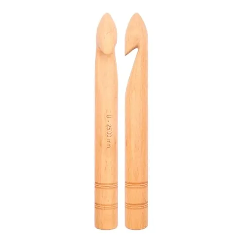KnitPro Jumbo einfache Häkelnadel | 25mm von KnitPro