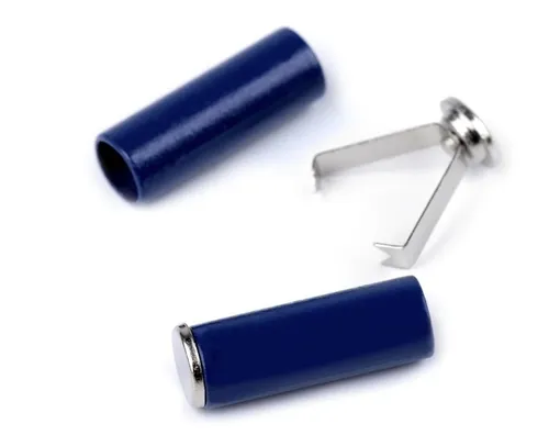 cyclingcolors 4X Kordelenden Kordelstopper 5mm dunkelblau für Kleidung &