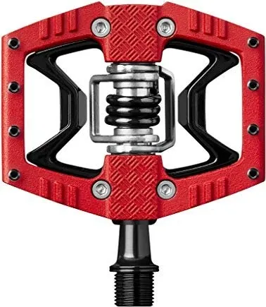DOUBLESHOT 3 Pedale rot/schwarz von CRANKBROTHERS - Fahrradpedale mit hochwertigem Design, ideal für optimalen Halt und Fahrkomfort auf jedem Terrain.
