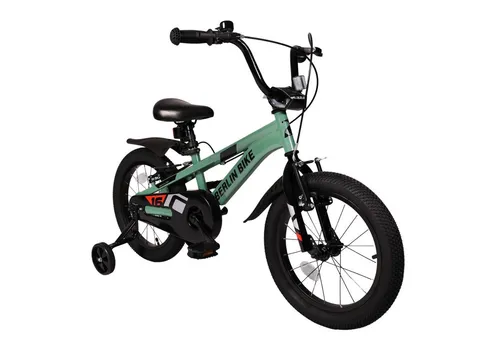 BERLIN BIKE Kinderfahrrad Cross 16 Zoll mit Stützrädern für Jungen und Mädchen - Ideal für Einsteiger! Dieses 16 Zoll Kinderfahrrad mit Stützrädern fördert spielerisch das Gleichgewicht und Selbstvertrauen. Robuste Bauweise und kinderfreundliches Design sorgen für Sicherheit und Komfort bei den ersten Fahrversuchen.