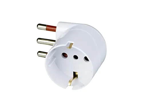 Schuko-Adapter 90° platzsparend