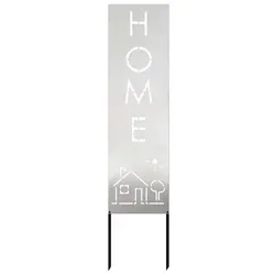 vidaXL Garten Sichtschutz-Leinwand Silber 32 x 140 cm - Gartenzäune mit modernem Design aus hochwertigem Edelstahl, der wetterfest und pflegeleicht ist – ideal für stilvolle Privatsphäre in deinem Außenbereich.