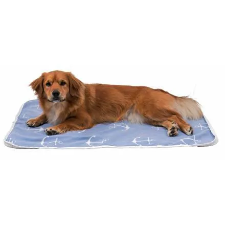 TRIXIE 37102, Hund, Baumwolle, Polyester, Blau, Weiß, Muster, 1 Stück(e), 1000 mm