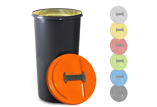 KUEFA BSC 60L Mülleimer - Robuster Müllsackständer - Müllsackständer für Gelbe Säcke, extra robust und witterungsbeständig. Ideal für Innen- und Außenbereich, mit einem Fassungsvermögen von 60 Litern.