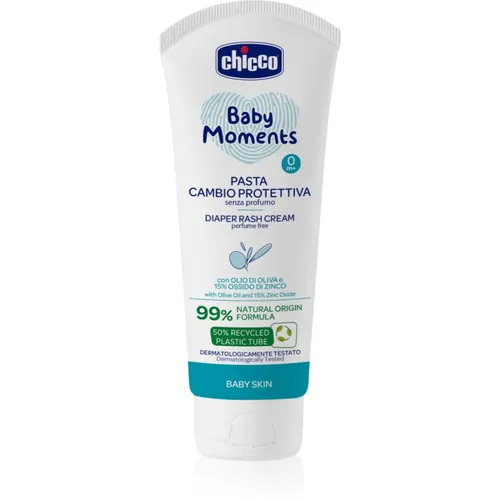 Chicco Protective Diaper Cream Creme für die tägliche Pflege des Pos für Kinder ab der Geburt 100 ml