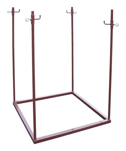 Müba Gestell für Big-Bag, lackiert - 15500 - Höhenverstellbarer Halter für Big-Bags, ideal für eine flexible Lagerung und optimale Raumnutzung in der Kategorie Planen.